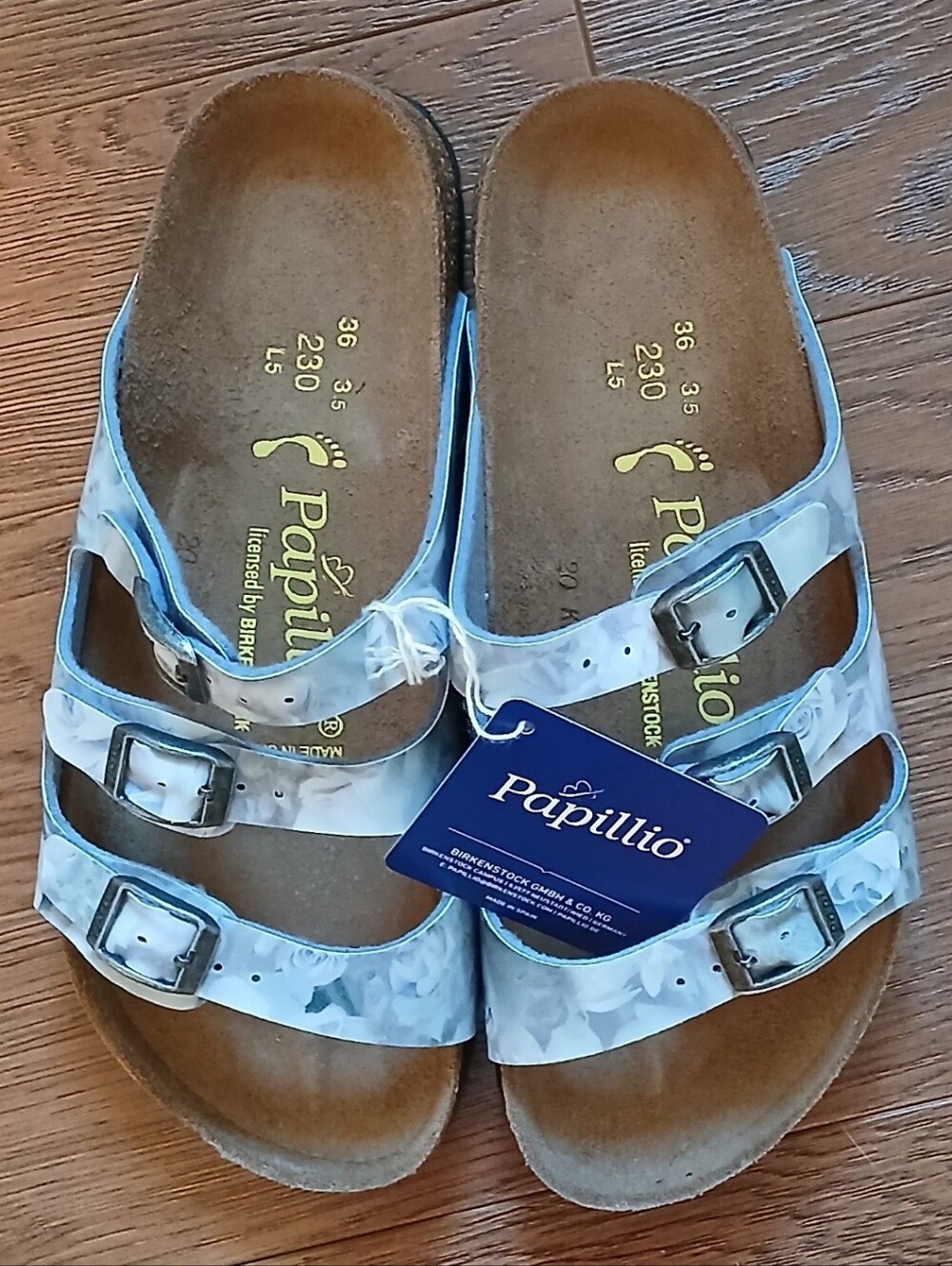 NWT Papillio Florida EU36/ Ladies Size 5 Sandals Narrow Fit